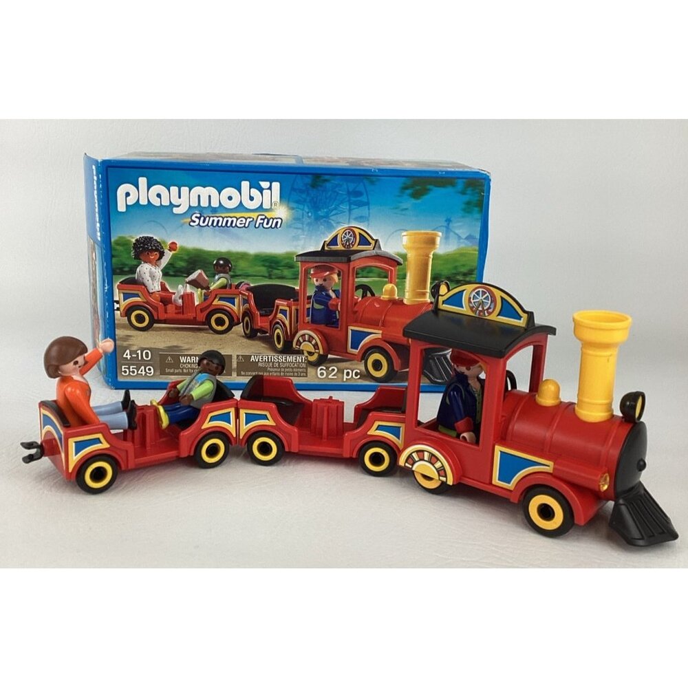 Playmobil Summer Fun Children's Train Building Set 5549 Figures Geobra 2013 Toy